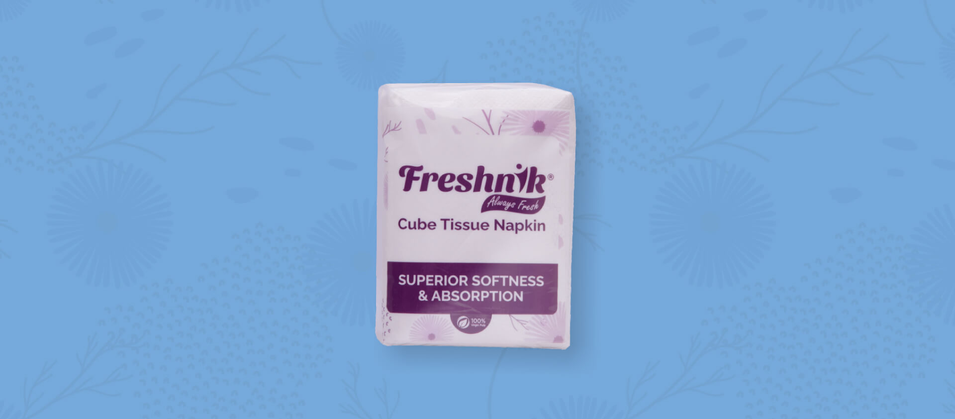 Cube Tissue Napkin - L Fold