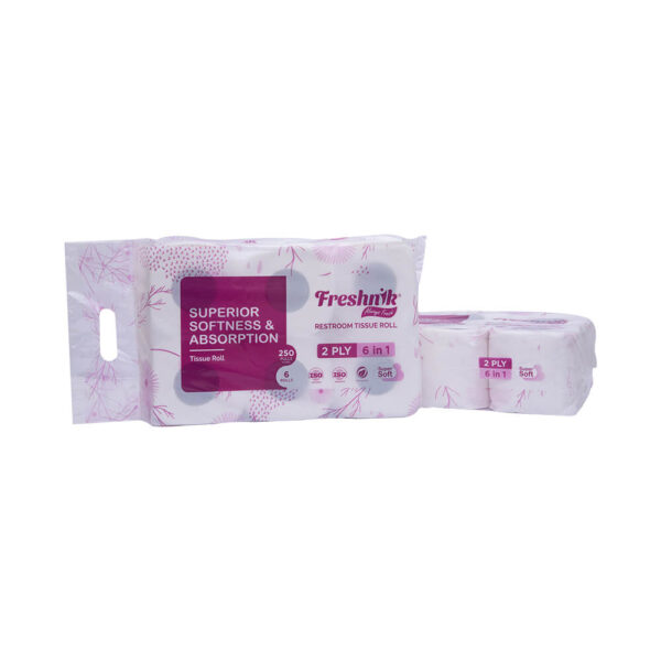 Restroom Tissue Roll 6 in 1